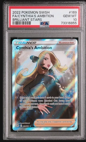 Cynthias Ambition 169/172 Brilliant Stars PSA 10